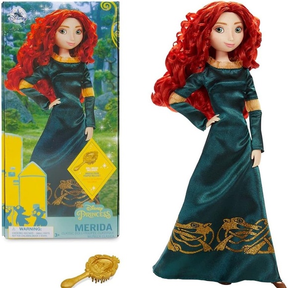 NWT Disney Princess Merida Doll with Fiery Red Hair - Picture 5 of 5